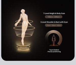 2025 China Smart AI silla de masaje de voz cuerpo completo 4,0 suspensión de aire SL Track Back calefacción becerro pie alivio Bluetooth cero - Product Image 2