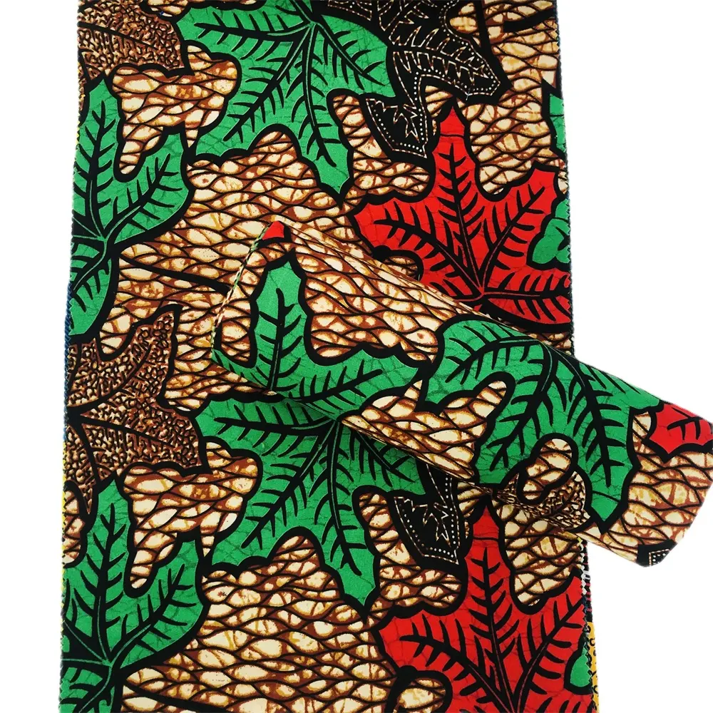 Nieuwe Katoen Ankara Hot Afrikaanse Imitatie Wax Bedrukte Kleding Stof Groothandel Maatwerk