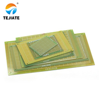 Carte de circuit imprimé prototype FR4, pas de 2,54 mm, 1,6 mm, verte, universelle, simple ou double face