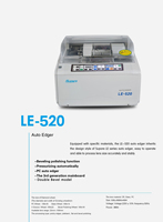 Máquina Biseladora de Lentes Automática Shanghai Supore LE-520, Puede Cortar y Pulir Lentes de Policarbonato y Resina CR con Ruedas de Pulido en V