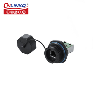 Cnlinko CAT5 RJ45 cắm ổ cắm PBT nhựa Nam Nữ Bảng điều khiển gắn kết IP68 không thấm nước RJ45 kết nối - Product Image 3