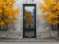 Ventana de Aluminio con Vidrio Templado de Lujo, Aislamiento Acústico, Resistencia al Calor y a Impactos, Apertura y Colocación Externa