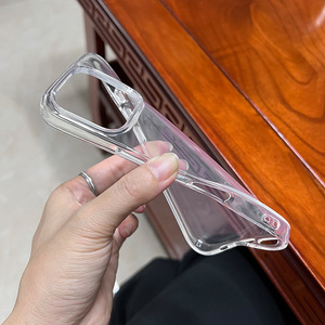 Mềm 2.0mm TPU trong suốt rõ ràng điện thoại trường hợp bìa cho <span class=keywords><strong>iPhone</strong></span> 16 Pro Max XS 15 14 13 chống sốc bảo vệ điện thoại di động trường hợp - Product Image 4