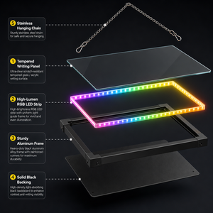 Letrero Comercial Personalizado para Interiores y Exteriores, Letrero con Logotipo Empresarial Iluminado en 3D con LED para Tienda - Product Image 5