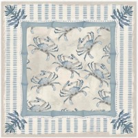 En stock, vente en gros, ensemble de mahjong américain en acrylique bleu Waterside, motif océan personnalisé, divertissement pour adultes