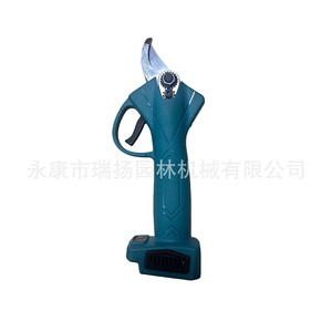 Sécateur électrique 20-30 mm en acier inoxydable, cisaille bypass pour la taille des arbres de jardin, bleu, pour droitier - Product Image 1