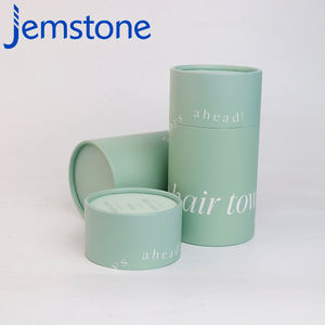 Custom Eco Friendly Clothes Round Silk Scarf Cylinder Packaging Printed Shirt Cardboard Kraft Tube Paper Tube for <b>Towel</b> - Product Image 2