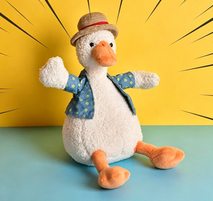 Nouveau produit : Canard parlant authentique, un canard amusant et pétillant qui peut parler, jouet en peluche. - Product Image 2