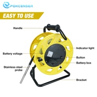 Tragbares 500m Bohrloch-Wasserstandsmessgerät mit Doppel-LED und Akustischem Alarm PWL-S
