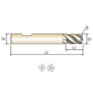 Custom Solid Carbide Long <strong>End</strong> <strong>Mill</strong> Multi Flute Multiple Helix Cutting Tool Durable Milling Cutter Steel Aluminum CNC Machining - Product Image 2