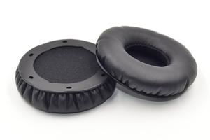 Defean แผ่นปิดหูสีดำ,ที่ครอบหูฟังแบบสวมหูที่ปิดหูแผ่นรองหูฟังหนังนิ่มกว่าสำหรับ <span class=keywords><strong>Sol</strong></span> <span class=keywords><strong>Republic</strong></span> Tracks HD V8 V10 - Product Image 5