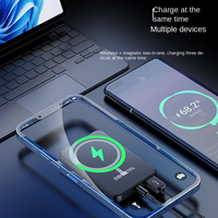 Mini Power Bank Magnétique Ultra Mince Sans Fil 22.5W Charge Rapide 10000mAh 50000mAh Logo Personnalisé Cadeau