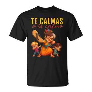 Camiseta con humor para mamá, Te Calmas O Te Calmo, regalo del día de la madre para mujer - Product Image 1
