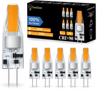 LOHAS Lustre décoratif en céramique mini lampe de maïs G4 base 12V 5W 3000K 6000K LED mini lampe de maïs G4 ampoule led pour lustre