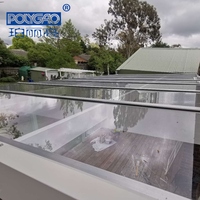 Panneau de toiture en polycarbonate transparent de 8 mm, résistant aux intempéries et aux rayures, pour cour