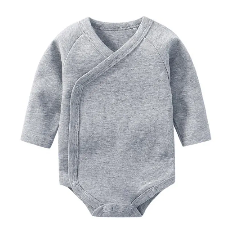 Custom Cotton Blend Infant Jumpsuit Rompers Soft Summer Newborn Baby Bodysuit