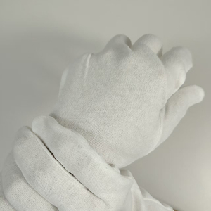 Sarung Tangan Katun Putih 100% untuk Tangan Kering, Tidur, Kulit Sensitif, Teriritasi, Terapi Spa, Melembapkan, untuk Eksim - Product Image 4