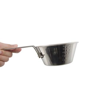 Taza Sierra SM06 de Acero Inoxidable de 550 ml, 300 ml, 250 ml, 350 ml, Taza con Asa y Marcas de Capacidad y Medidas - Product Image 1