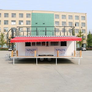 CAMP truk makanan truk Double Decker, trailer makanan mobil kopi gelembung ukuran besar dilengkapi dapur Bar restoran - Product Image 2