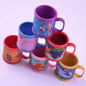 Tazas de café de pvc con logo impreso personalizado, resistentes al calor tazas de café, recuerdos coleccionables, cuper de agua de dibujos animados, gran oferta - Product Image 4