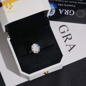 Anello eternità alla moda gioielli da donna promessa anello di fidanzamento in argento Sterling 925 con zirconi cubici S925 - Product Image 2