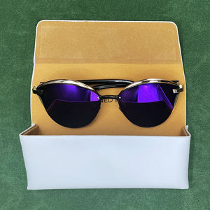 กล่องใส่แว่นตาหรูหราหนัง PU กล่องใส่แว่นกันแดดแบบนุ่มกระเป๋าใส่แว่นตา - Product Image 2