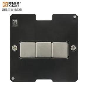 Amaoe 4 in 1 Motherboard Mid-frame Bga Reballing Stencil For IP13 Series Middle Layer Planting Tin With Stencil 0.1mm/0.12mm