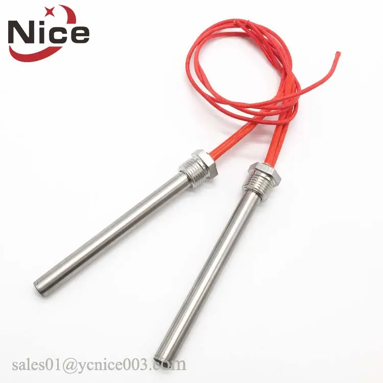 12v electric threaded immersion cartridge heating element