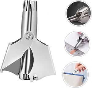 Silver Alloy Personal Care Nose Hair Trimmer <b>Head</b> Practical Artifact Scissors for Hand Trimming for Household Car Garage Use - Product Image 4