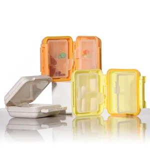 Khuyến mại mini nhựa dễ thương hàng tuần hàng tháng nhựa hộp thuốc hẹn giờ 6 trường hợp du lịch pillbox 7 ngày