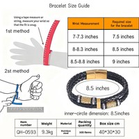 Nouveau Bracelet Homme Vintage en Acier Inoxydable Électroplaqué, Style Européen et Américain, Double, Tendance et Original