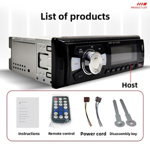 Factory Wholesale Car for 5.0 FM Radio Stereo MP3 <b>Player</b> with 2 <b>USB</b> Ports WAV Support 1DIN Universal Fitment - Product Image 2