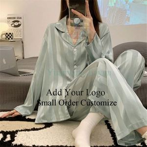 Cartoons Print Two Pieces Pajamas Set Autumn Paopao Cotton Sleepwear Korean Fashion Home <strong>Clothes</strong> Ladies Pants and Top Loungewear - Product Image 2