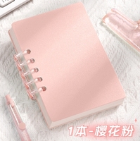 Carnet pliable A7, carnet portable avec poche amovible sur le dos, carnet pour étudiants