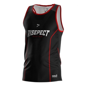 Camiseta de Boxeo Sublimada con Gráficos Premium en el Pecho, Opciones de Personalización Imprimibles para Pedidos de Equipo - Product Image 1