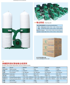 Collettore di polveri per legno industriale estrattore di polveri vendite calde collettore di polveri per legno collettore di inquinamento dell'aria - Product Image 3