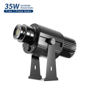 Proyector Gobo para Exteriores TMUT con LED IP67 Resistente al Agua de 35W, Luz Personalizada para Logotipos en Piso/Pared (Aleación de Aluminio) - Product Image 1