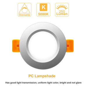 Plafonnier LED en aluminium moulé sous pression pour hôtels, magasins et galeries, prix d'usine en gros, 3W, 5W, 10W, 15W, 20W, 30W - Product Image 5