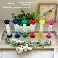 Harga pabrik Mini warna-warni Jam kaca pasir jam Timer untuk anak-anak gigi sikat jam pasir grosir