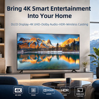 Soporte de Pared para TV Inteligente de 43/55/65 Pulgadas, 4K Ultra HD LED, Reproductor de Publicidad Digital