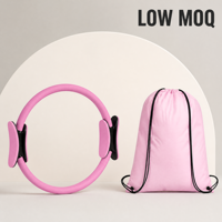 Set Ring Pilates Fiberglass Berkualitas Tinggi, Tahan Lama, Baru dari JY Wholesale, Dilengkapi Tas Serut Penyimpanan