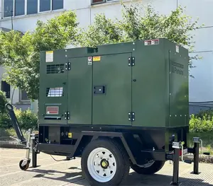 عرض ساخن مجموعة صامتة DG تعمل بمحرك كومينز عازلة للصوت نوع 20kva 30kva 50kva 60kva 80kva 90kva 100kva ديزل