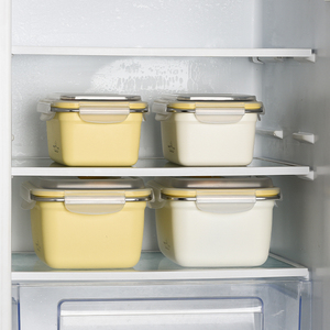 Recipiente rectangular portátil de acero inoxidable 304 de grado alimenticio para aperitivos con tapa y tapa para almacenar alimentos Apto para lavavajillas congelador - Product Image 5