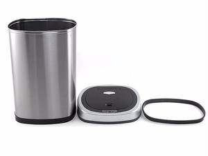 سلة مهملات كبيرة الحجم من الفولاذ المقاوم للصدأ مع مستشعر - Product Image 5