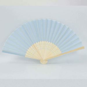 พัดพับกระดาษไม้ไผ่แบบพกพา ลายแกะสลักเพ้นท์ลายศิลปะพื้นบ้าน สำหรับงานปาร์ตี้ ของตกแต่ง ของที่ระลึก พร้อมกรอบลายดอกไม้ - Product Image 3