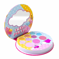 Palette de fards à paupières minéraux multi-perles - Teintes irisées arc-en-ciel, formule hautement pigmentée et estompable, compacte tout-en-un