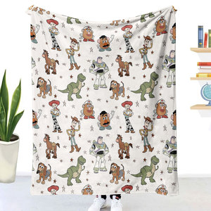 Wholesale Soft Cozy Warm Blanket Cartoon Cute character <strong>Anime</strong> Kids Baby Plush Throws Polyester Travel Sofa <strong>Bed</strong> werable Blankets - Product Image 2