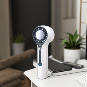 High-Speed 100 Speed USB Rechargeable Digital Display Strong Wind for Car Home Outdoor Handle Fan - Product Image 1