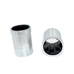 Schwarze Stoßdämpfer buchse für Kraftfahrzeuge mit Metalle insatz und kunden spezifischem Schneid verarbeitung service für Gummi verbindungen - Product Image 4