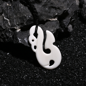 Gx054 Tay-Khắc <span class=keywords><strong>Manaia</strong></span> Choker Hot Bán New Zealand Maori Yak Xương Dây Chuyền Dân tộc Nguyên thủy Bộ Lạc Mặt Dây Chuyền Quà Tặng Độc Quyền - Product Image 3